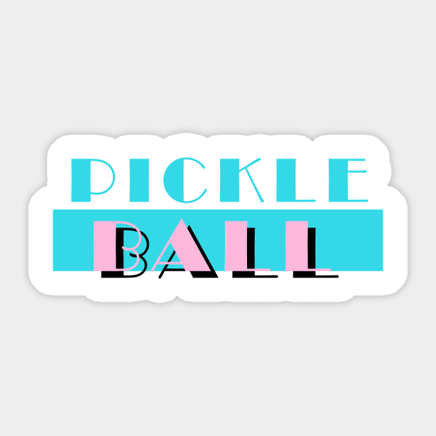 Pickle Ball Vice Sticker by SwampFoxDesign